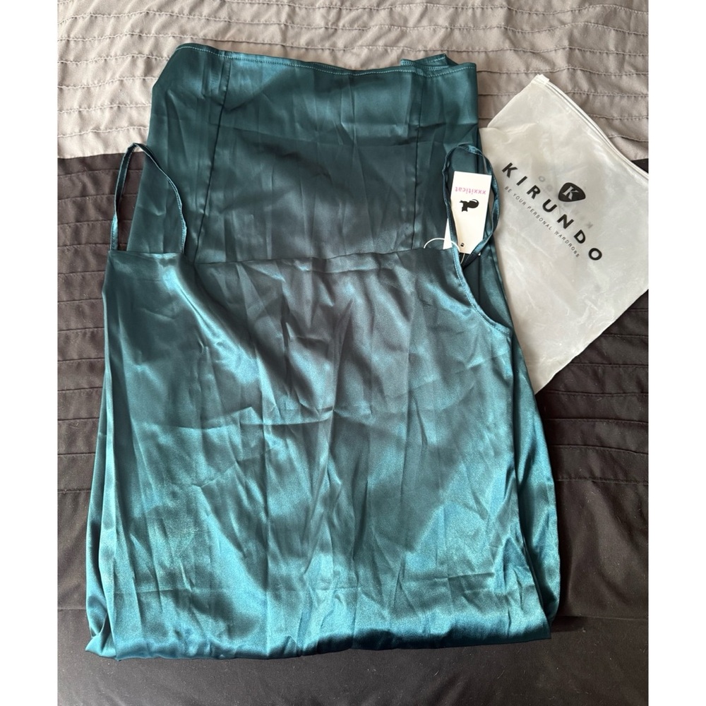 Kirundo Satin Midi Dress